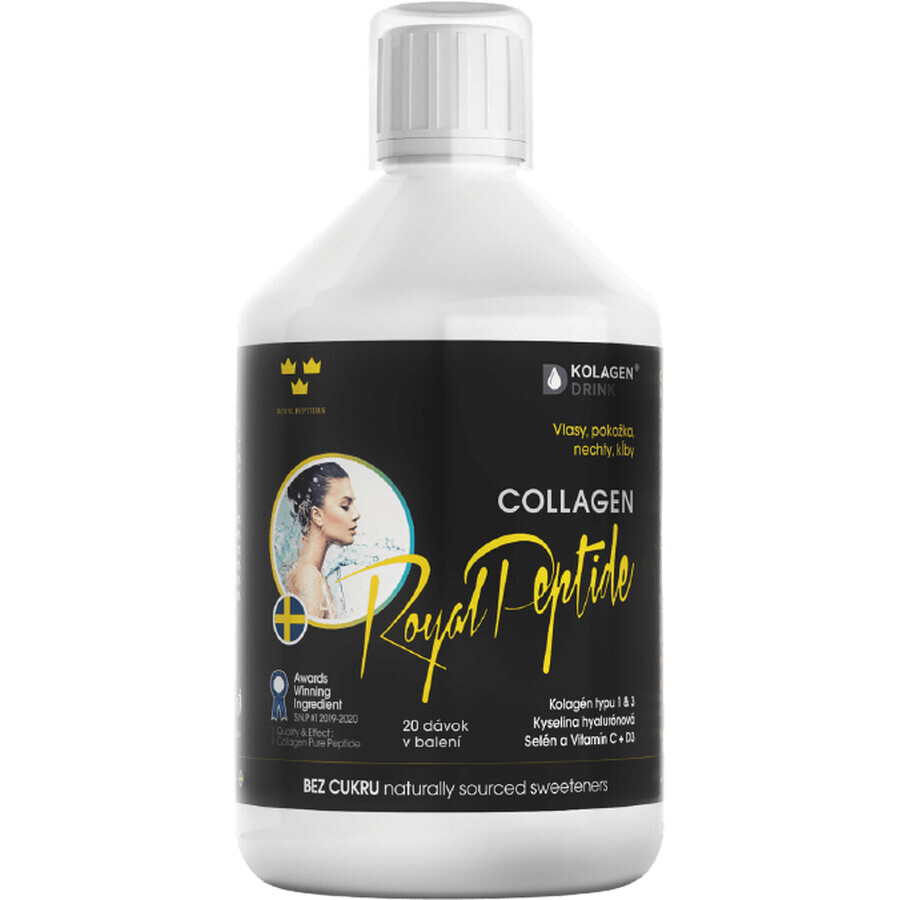 ColagenDrink CollagenDrink Collagen Royal Peptide zuckerfrei hydrolysiertes Fischkollagen 500 ml