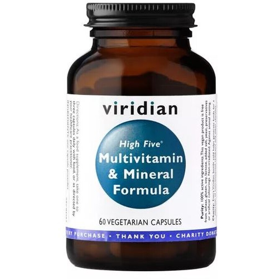 Viridian High Five Multivitamin & Mineral Formula 60 gélules