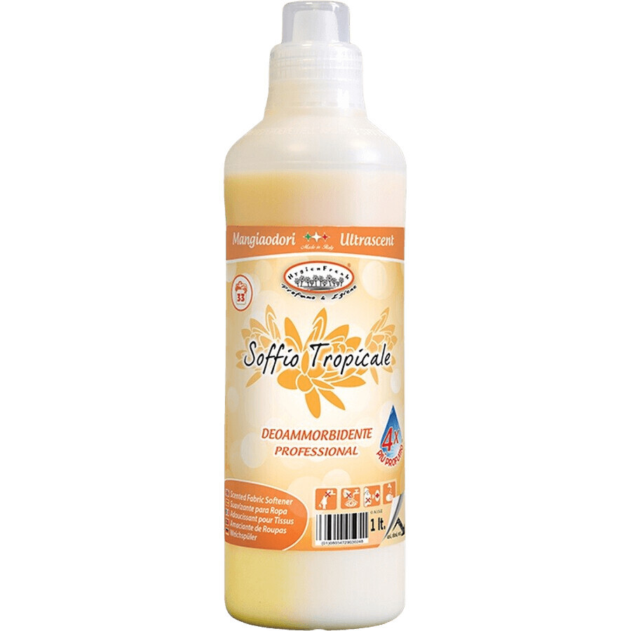 HygienFresh Soffio Tropicale balsam de rufe concentrat, Briză tropicală 1 l