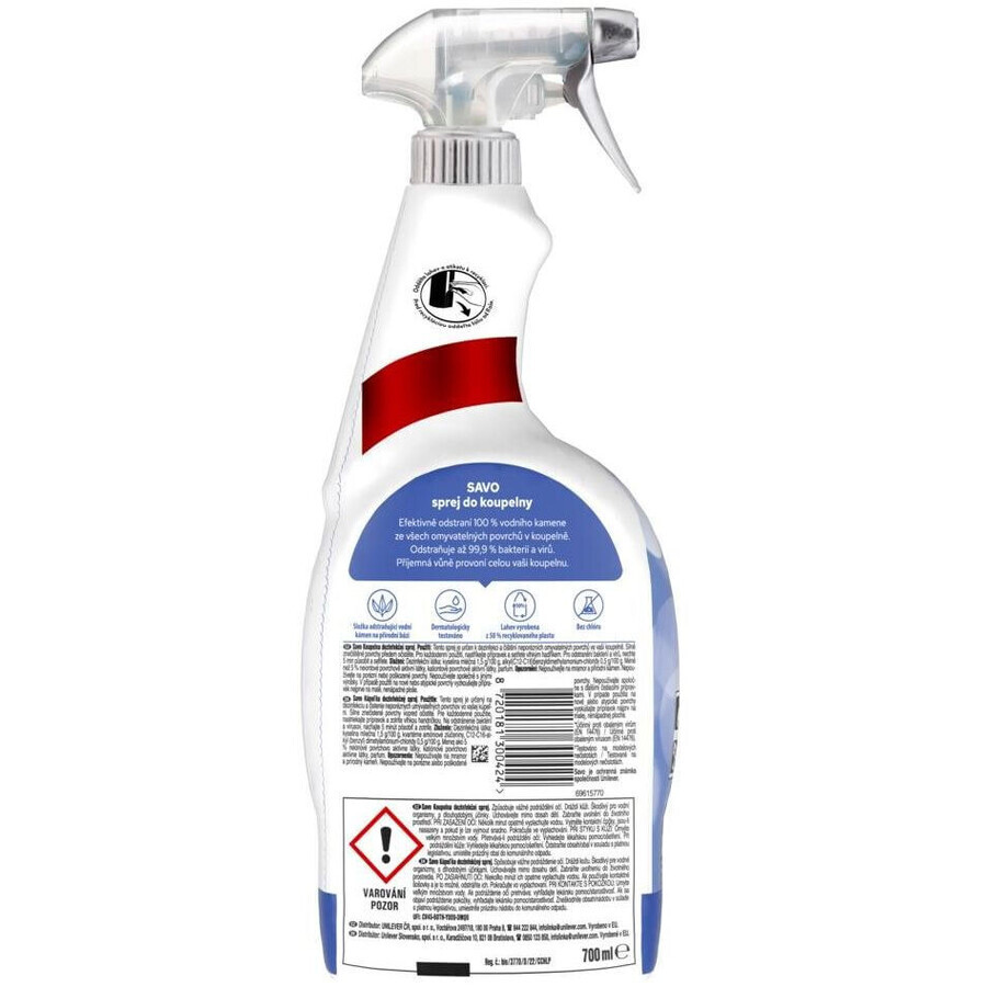 Savo Spray dezinfectant pentru baie 700 ml