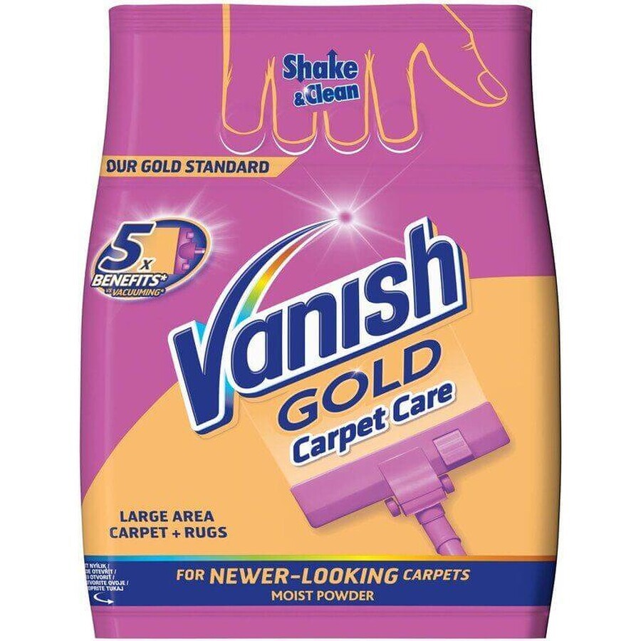 Vanish Gold Shake and Clean pudră de curățat covoare 650 g