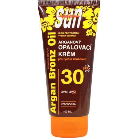 Vivaco SUN Protecție solară cu argan OF30 tub 100 ml