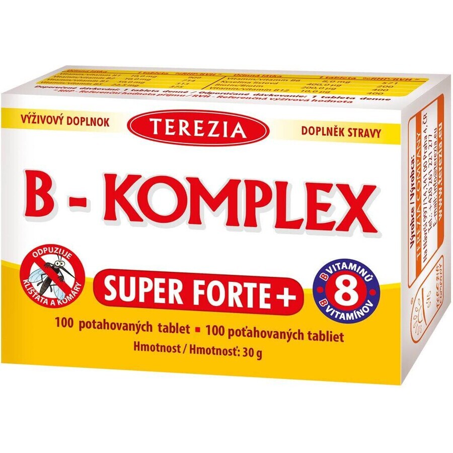 Therese B-Complex Super Forte+ 100 comprimate