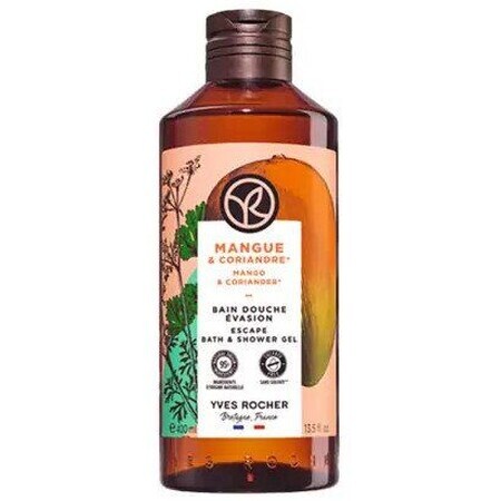 Gel de duș Yves Rocher Mango și coriandru 400 ml