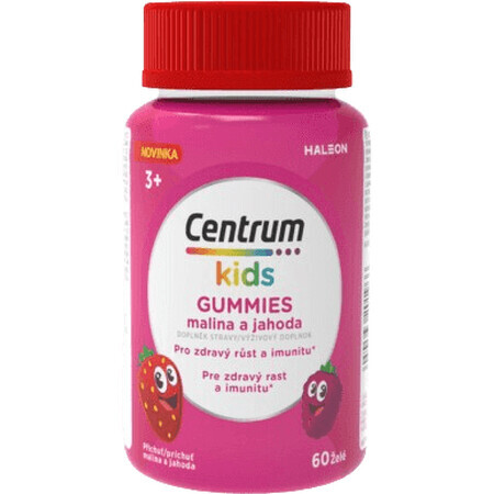 Centrum Kids Kids Gummies multivitaminas para niños jalea de frambuesa y fresa 60 unidades