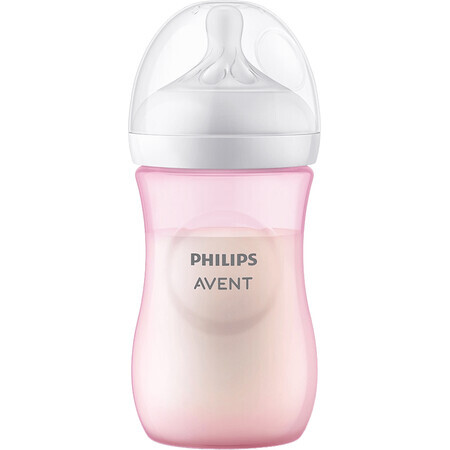 Philips Avent Natural Response Sticle 260ml, 1m+ roz