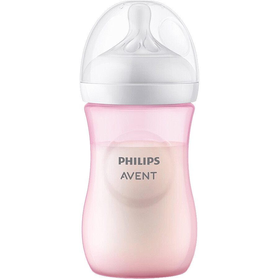 Philips Avent Natural Response Sticle 260ml, 1m+ roz