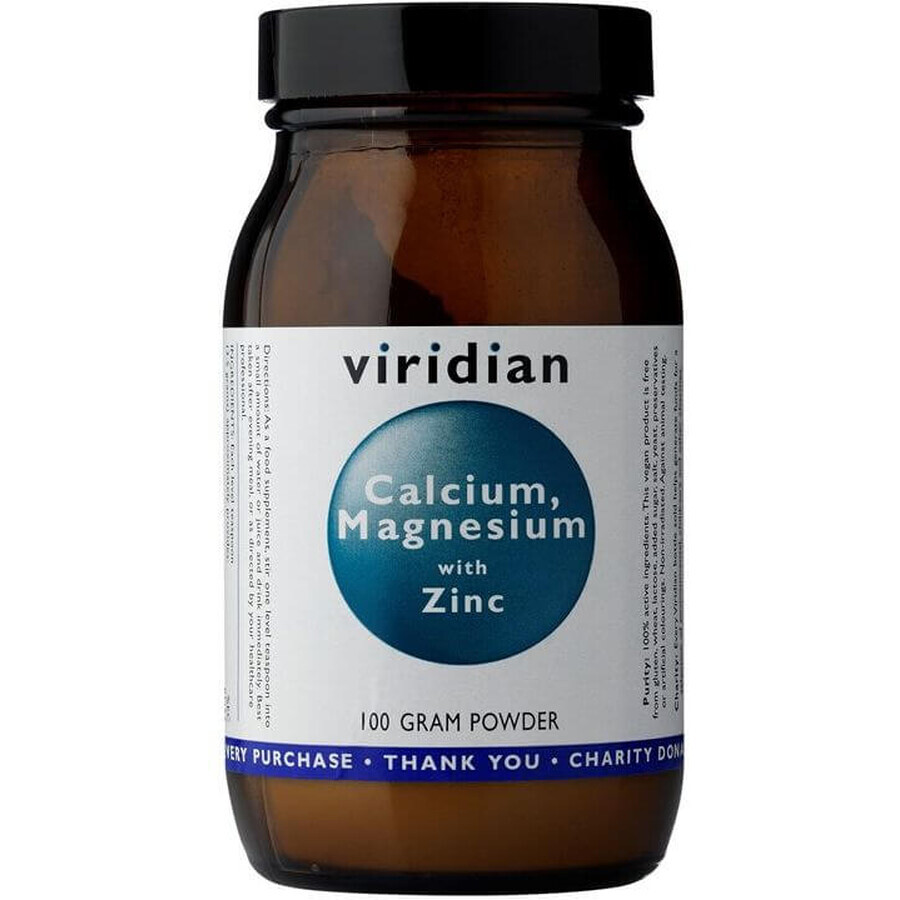 Viridian Calcium, Magnésium et Zinc 100 g