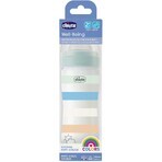 Chicco Baby Bottle Well-being silicon băiat 250 ml