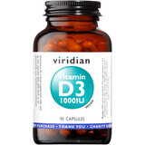 Viridian Vitamine D3 1000iu 90 gélules