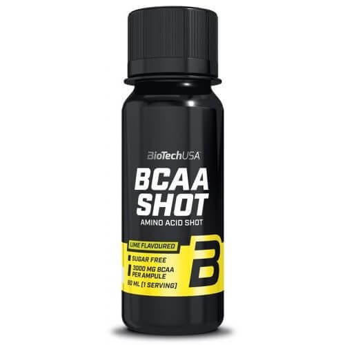 BCAA Shot aroma Lime, 60 ml, Biotech USA Vitamine si suplimente