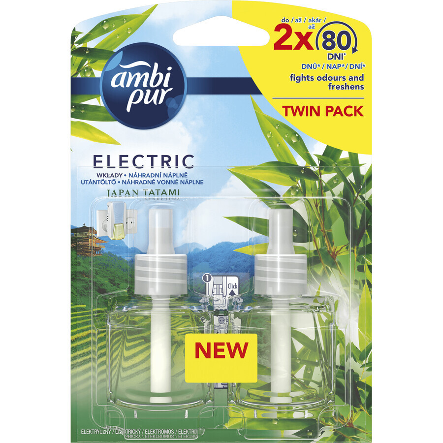 AmbiPur Electric Japan Tatami duopack refresher refill 2 x 20 ml