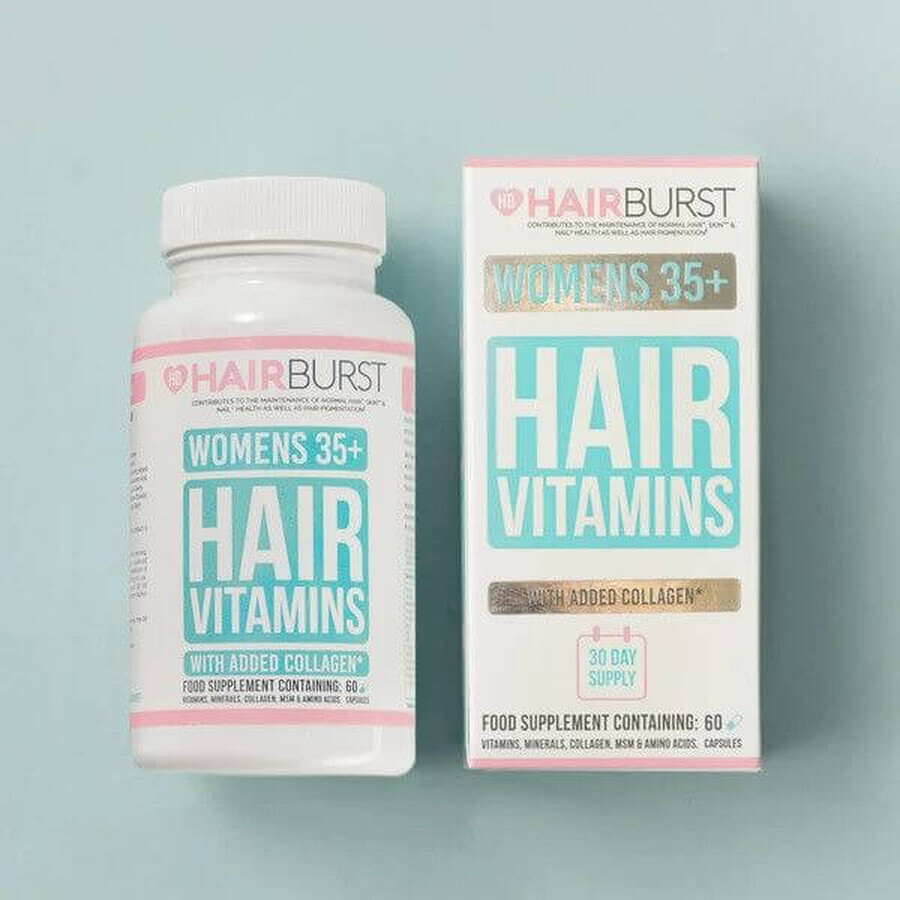 Hairburst Vitamines capillaires pour les femmes de 35+, 60 gélules