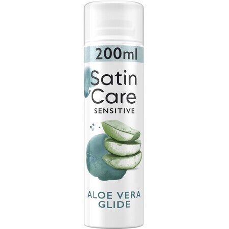 Gillette Venus Satin Care Gel de ras Sensitive Aloe Vera Glide 200 ml