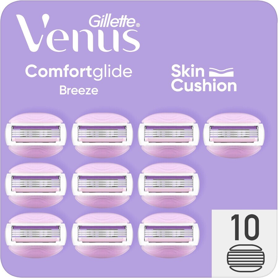 Gillette Venus ComfortGlide Breeze capete de ras 10 buc