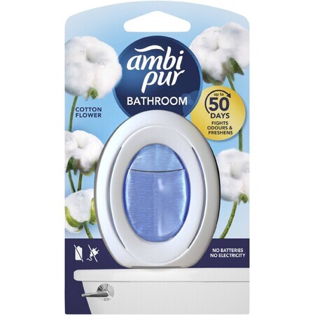 AmbiPur Detergent de aer proaspăt pentru baie cu bumbac 7,5 ml