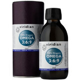 Viridian Huile 100% biologique Oméga 3:6:9, 200 ml