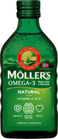 Mollers Omega 3 Fish Oil Natur ulei de ficat de cod 250 ml