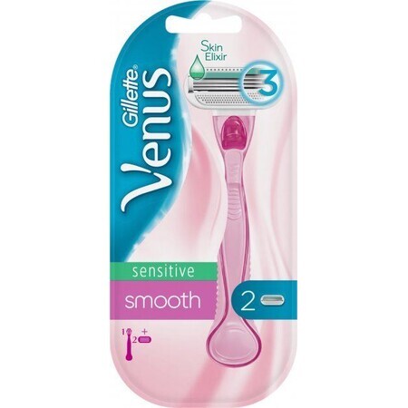 Aparat de ras Venus Sensitive Smooth + 2 capete de ras