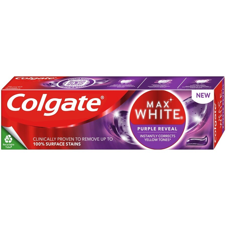 Colgate Max White Max White Purple Reveal Dentifrice 75 ml