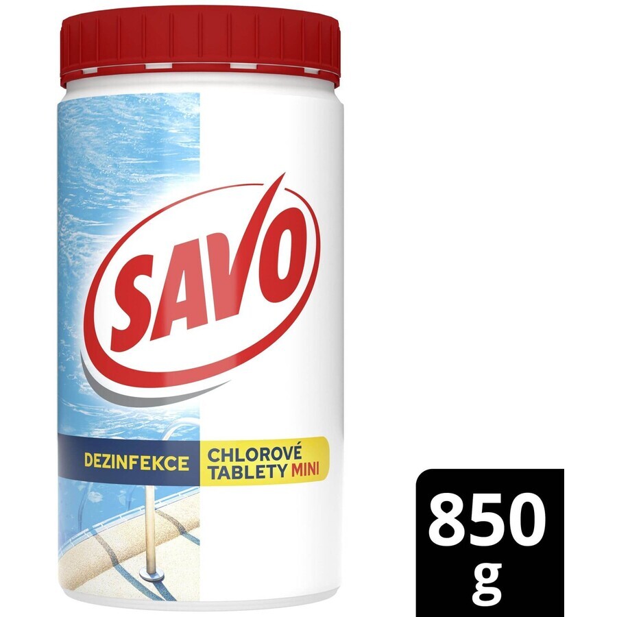 Savo tablete de clor pentru piscină MINI 800 g