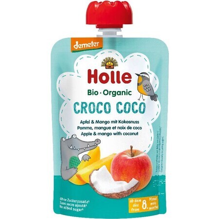 Holle Holle Bio Croco Coco capsulă - măr cu mango și nucă de cocos 100 g