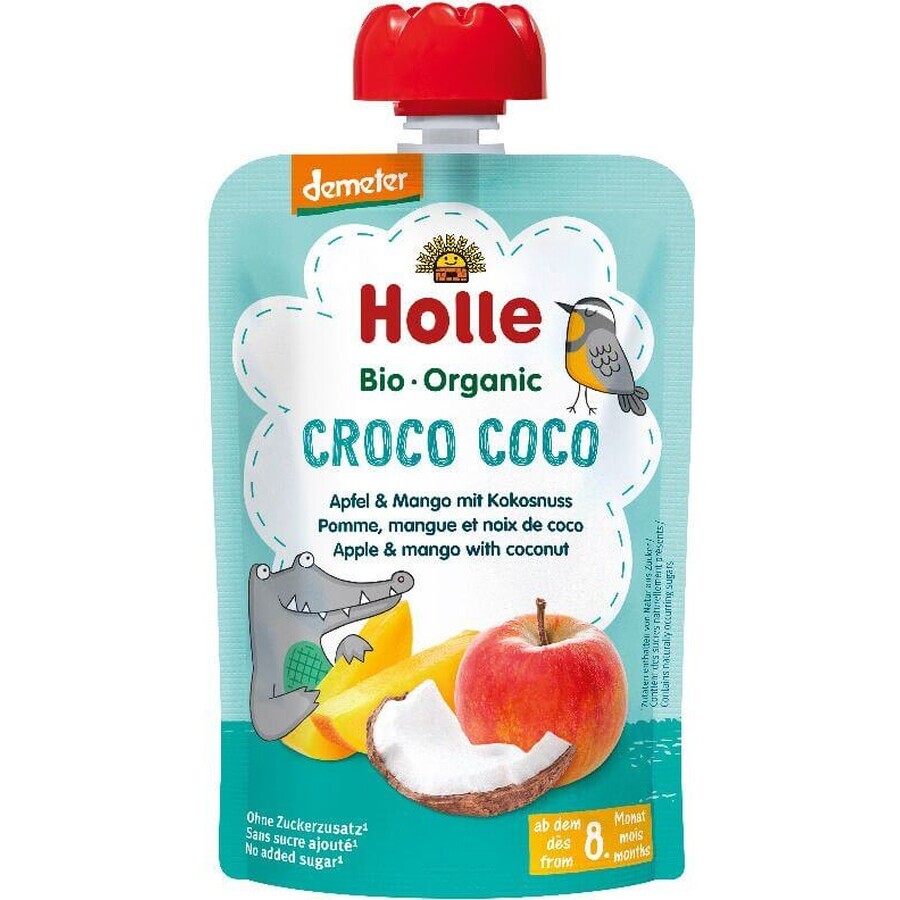 Holle Holle Bio Croco Coco capsulă - măr cu mango și nucă de cocos 100 g