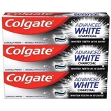 Pasta de dinți Colgate Advanced White Charcoal 3 x 75 ml