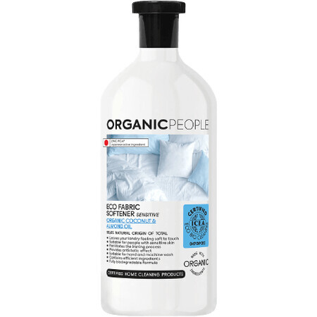 Organic People Eko aviváž Sensitive, ulei de nucă de cocos și migdale 1000 ml