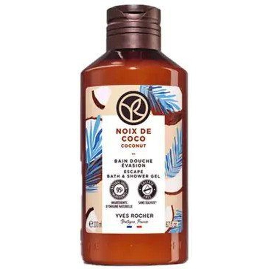 Gel de duș Yves Rocher nucă de cocos 200 ml