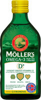 Mollers Omega 3 FISH OIL adulți 50+ Lemon flavour 250 ml