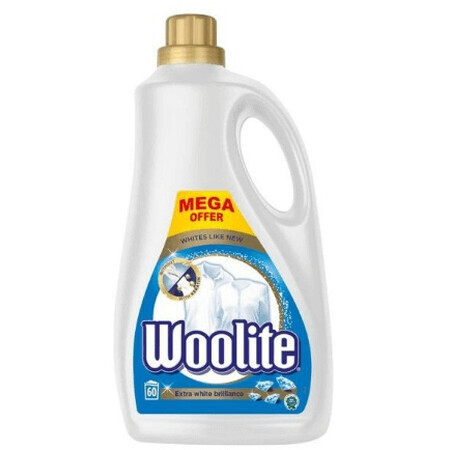 Woolite Extra White Brilliance 3,6 l Gel lichid pentru rufe