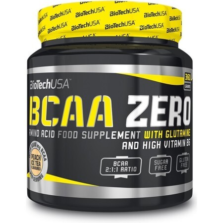 BCAA Zero Peach Ice Tea, 360 g, Biotech USA