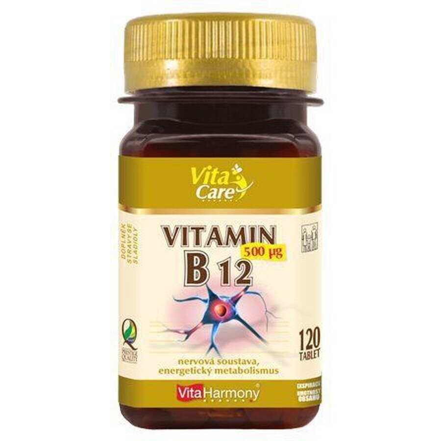 VitaHarmony Vitamina B12 efect imediat 120 comprimate