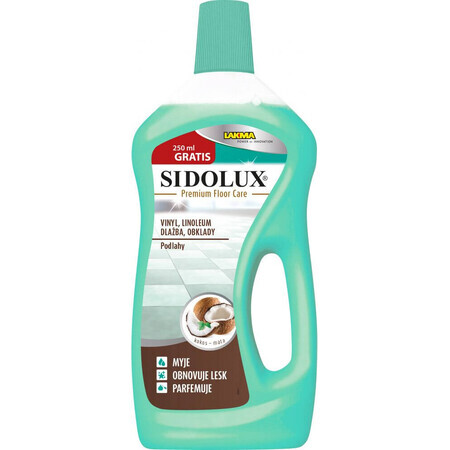 Sidolux Premium Floor Care Coconut & Mint Floor Cleaner Vinil, linoleum, gresie 1 l