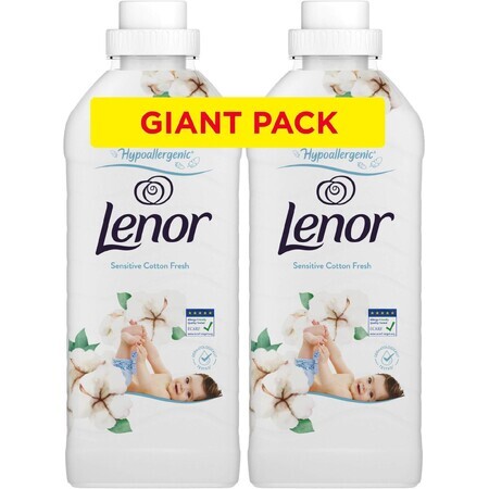 Lenor balsam de rufe Cotton fresh 2 x 1200 ml