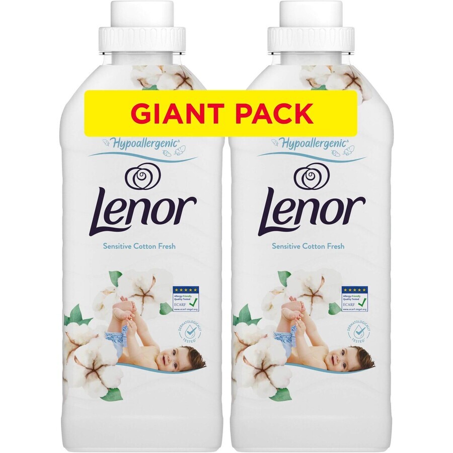 Lenor balsam de rufe Cotton fresh 2 x 1200 ml