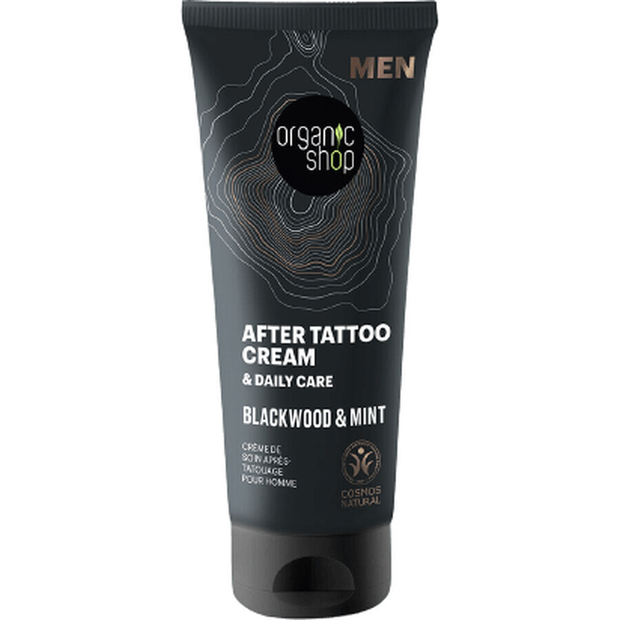 Organic Shop Crème de tatouage au bois noir et à la menthe 75 ml