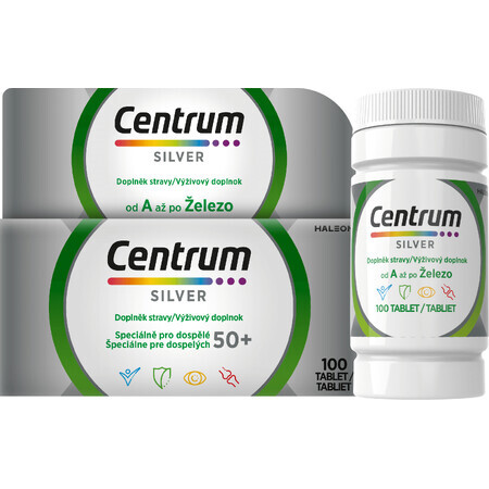 Centrum Silver 50+ glutenfrei, 100 Tabletten