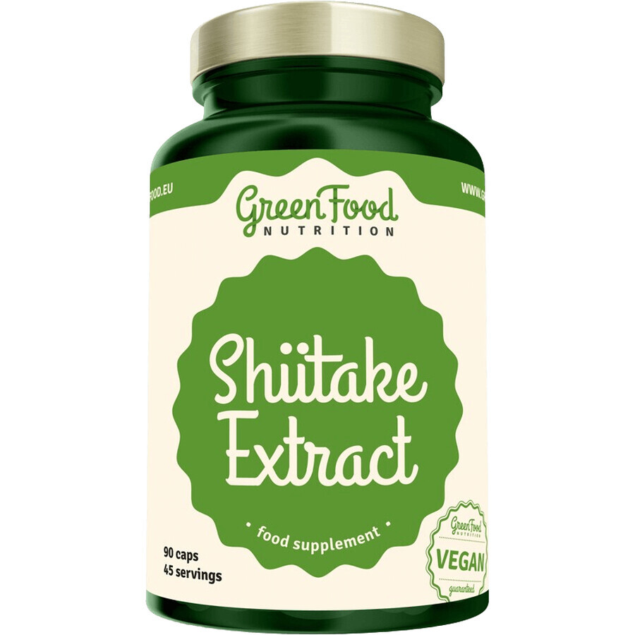 GreenFood Nutrition Shiitake-extract 120 capsules