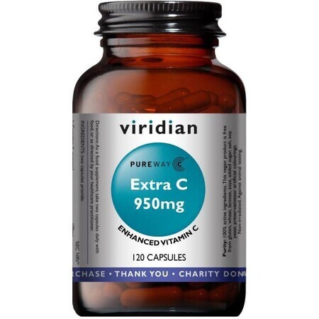 Viridian Extra C 950mg 120 gélules