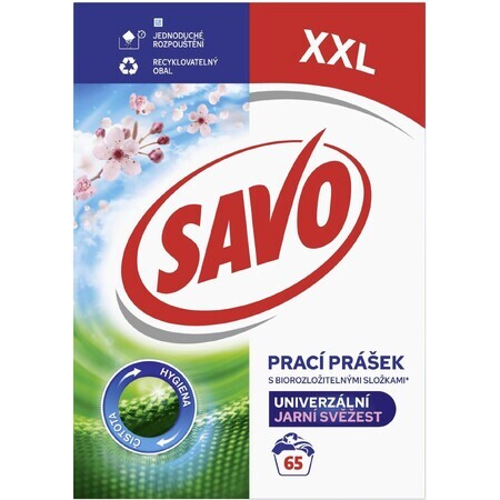 Pudră de spălat Savo Universal Spring Freshness 4,9 kg