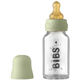 BIBS Sticlă pentru bebeluși Sticlă de sticlă Sage 110 ml