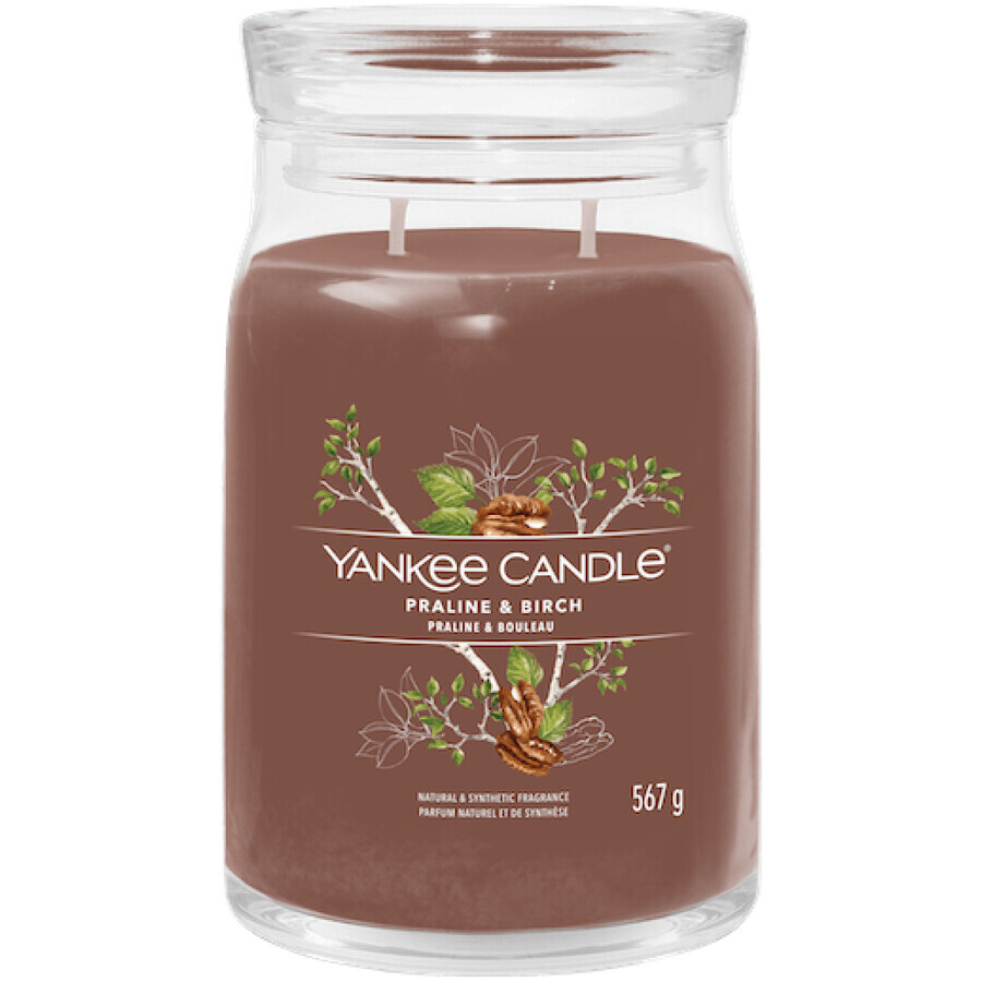 Yankee Candle lumânare parfumată Praline & Birch 567 g