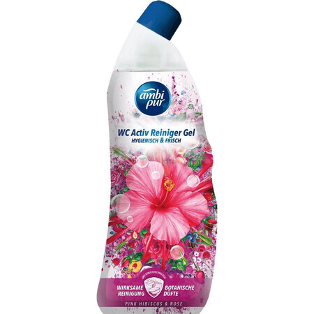 AmbiPur gel de toaletă Pink hibiscus&Rose 750 ml