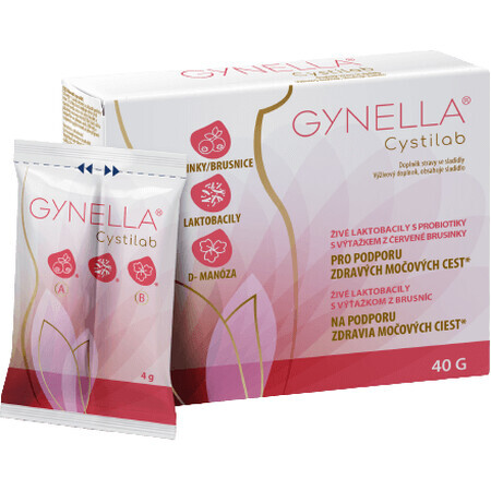 Gynella Cystilab pungi din două bucăți 10 x 4 g