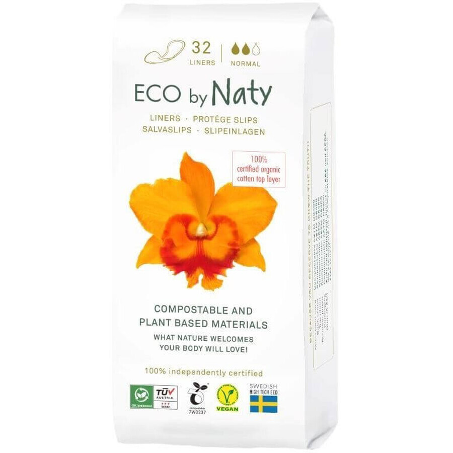 Eco by Naty Șervețele sanitare ECO pentru femei normale 32 buc