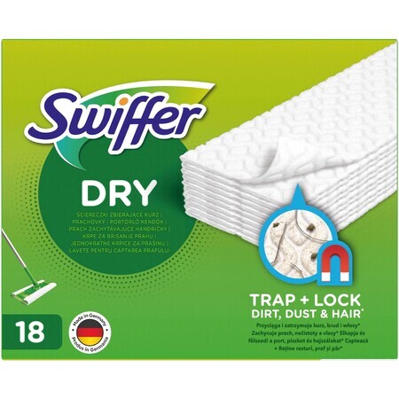 Swiffer Dry Wipes 18 pièces