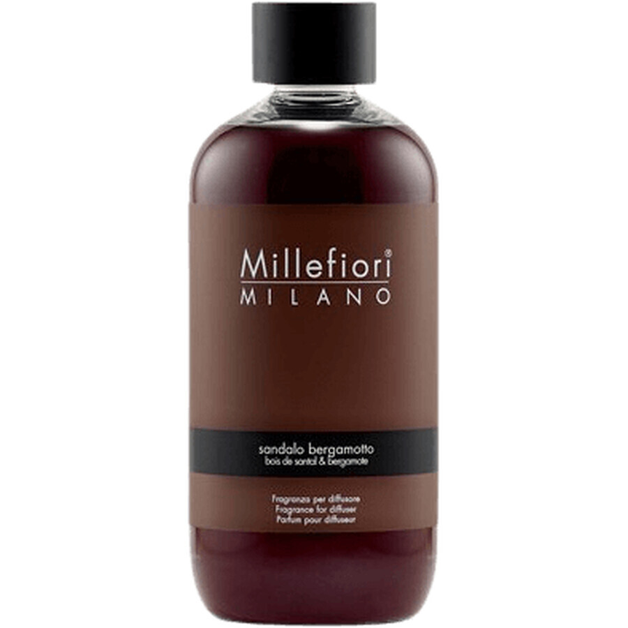 Millefiori Cartuș de rezervă pentru difuzor Sandalo BergamottoCartuș de rezervă pentru difuzor Sandalo Bergamotto 250 ml