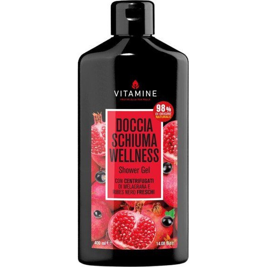 Gel doccia Vitamin Wellness con melograno e ribes nero 400 ml